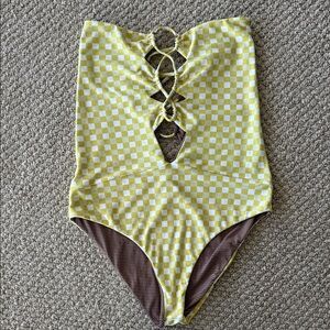 Acacia Checkered One-Piece